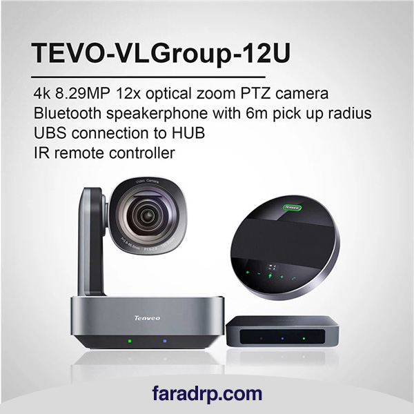 وب کم کنفرانس TEVO.VLGroup.12U همراه با M5B