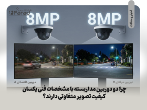 تفاوت دوربین مداربسته
